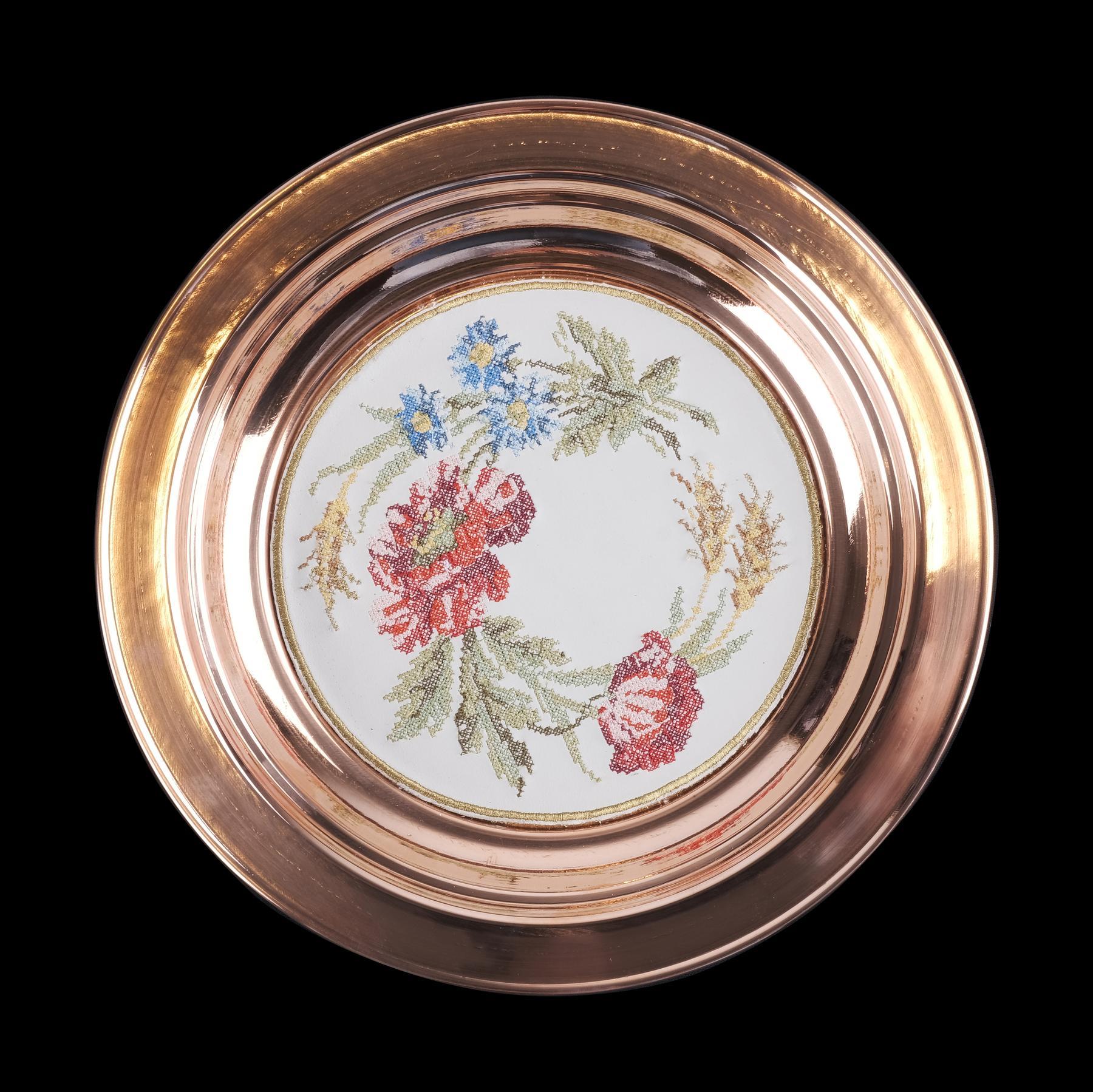 MARAŞ GÜLÜ ÇİRTİKLİ TABAK