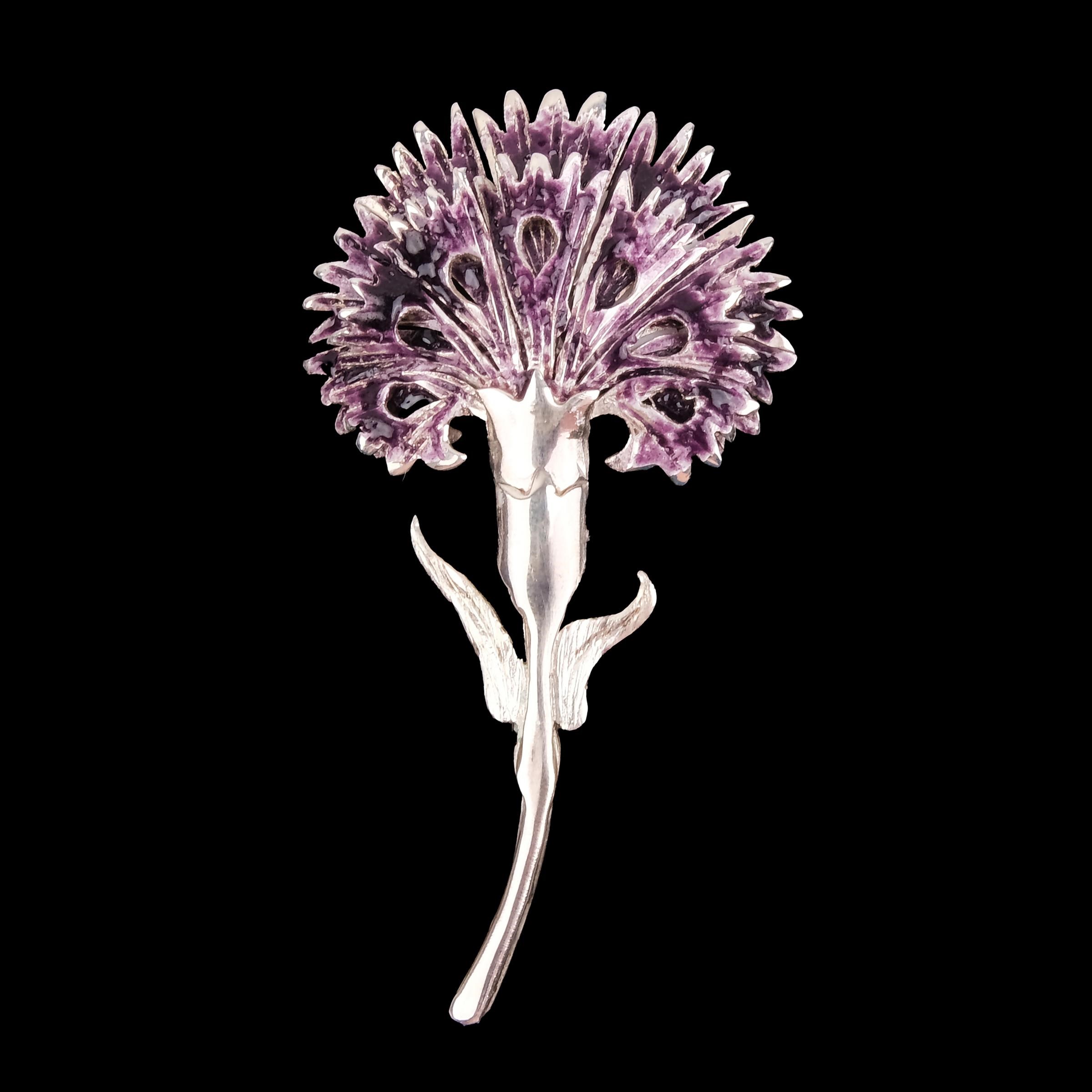 MİNELİ KARANFİL YAKA İĞNESİ (7,6 GR)