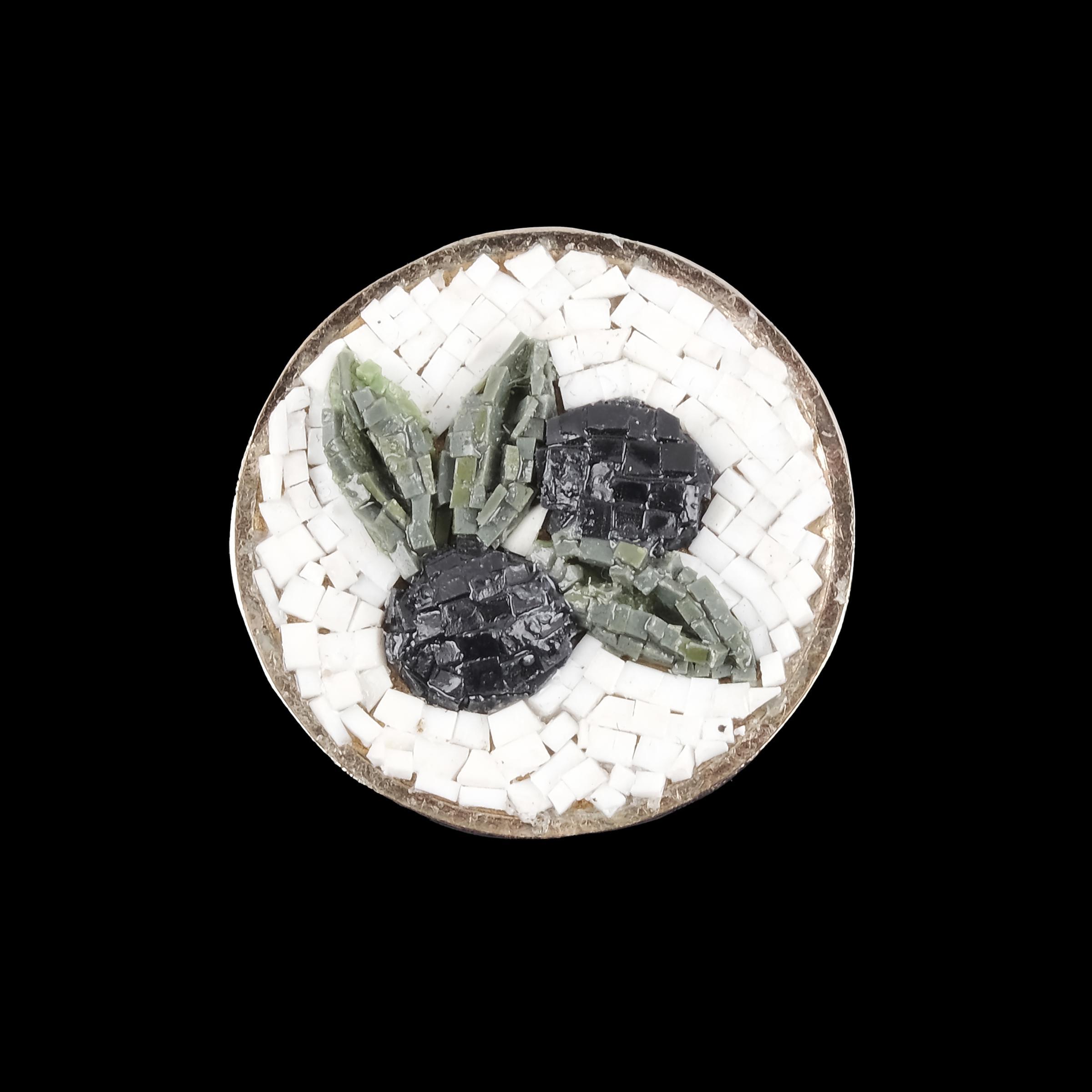 ZEYTİNDALI MOZAİK BROŞ