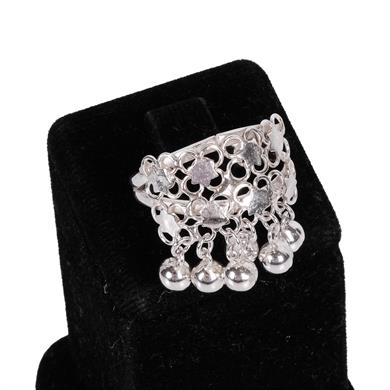 6 TOPLU ÇİFT SIRA KİŞNİŞLİ YÜZÜK (3,8 GR)