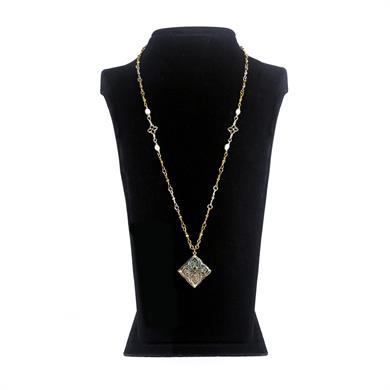 AJUR KAPAKLI İNCİLİ İSTANBUL KOLYE