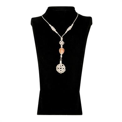 AKİK TAŞLI AŞK DÜĞÜMÜ KOLYE