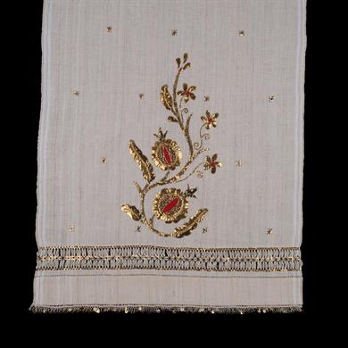 ALTIN NAR DESENLİ ÖRTÜ