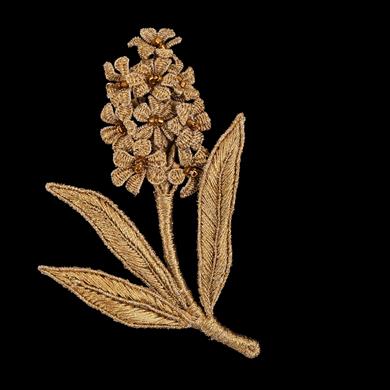 ALTIN SÜMBÜL YAKA İĞNESİ