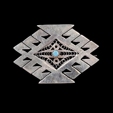 ANADOLU KÜLTÜRÜNÜ YANSITAN TELKARİ BROŞ 2 (7.8GR)