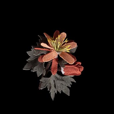 ANEMON ÇİÇEĞİ BROŞ