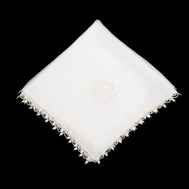 ANTEP İŞİ YILDIZ MOTİFLİ MENDİL