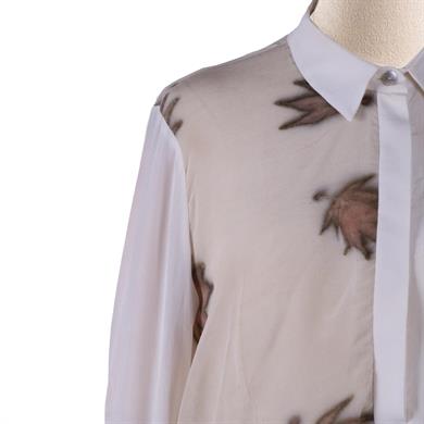 ASİMETRİK İPEK GÖMLEK