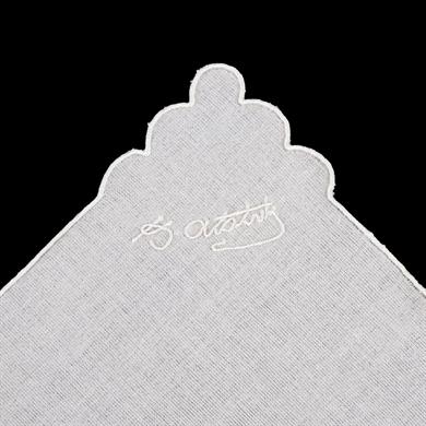 ATATÜRK İMZALI KENEVİR MENDİL