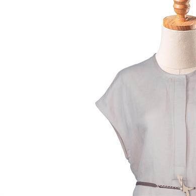 BAŞAK ELBİSE SERİSİ ÇARPANA KEMER DETAYLI