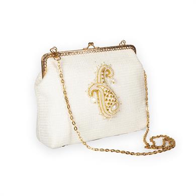 BEYAZ CEKET VE ÇANTA