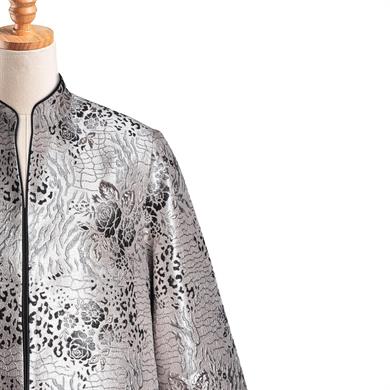 BİYELİ GRİ BROKAR CEKET