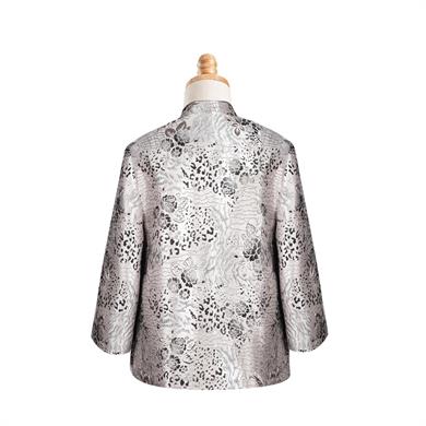 BİYELİ GRİ BROKAR CEKET