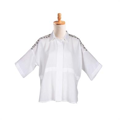 BÜLBÜL GÖZÜ OYALI GÖMLEK