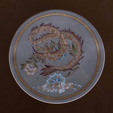 ÇİÇEKLİ EJDER TABLO