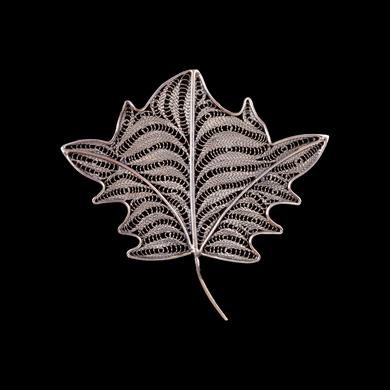 ÇINAR YAPRAĞI BROŞ (9,2 GR)