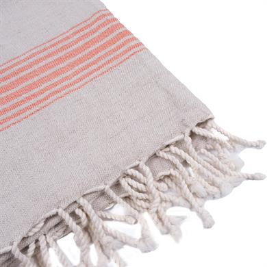 ÇİZGİLİ KETEN PEŞTAMAL SET