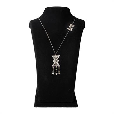 EL İŞÇİLİĞİYLE HAYAT BULAN GÜMÜŞ KOLYELER 3 (12.2GR)