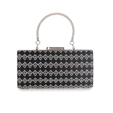 ELİBELİNDE DOKUMA ÇANTA DİKDÖRTGEN