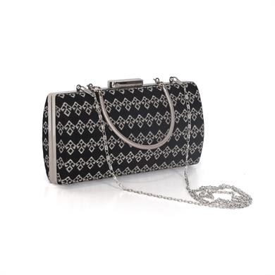 ELİBELİNDE DOKUMA ÇANTA DİKDÖRTGEN