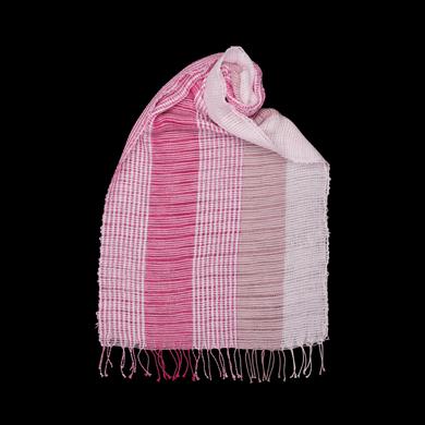 FUŞYA ÇİZGİLİ YÜNLÜ ŞAL