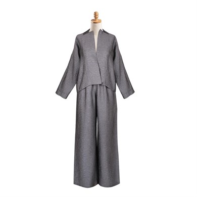GRİ BLUZ PANTOLON TAKIM