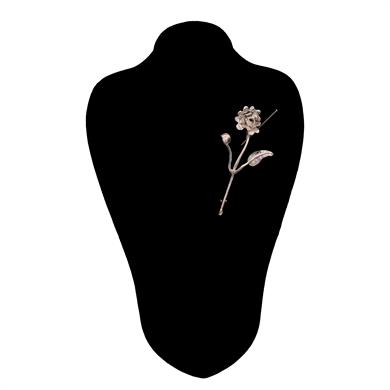 GÜL FORMLU YAKA İĞNESİ