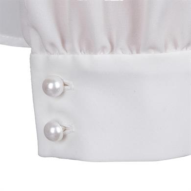 GÜMÜŞ BROŞLU BLUZ