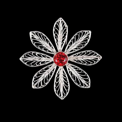 GÜMÜŞ IŞILTI BROŞ