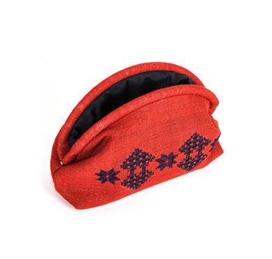 HARDANGER İŞLEMELİ GİZLİ BURSLU ÇANTA