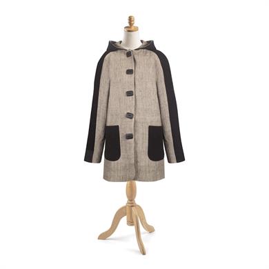 İKİ RENK EHRAM KOMBİNLİ KAPÜŞONLU KAP