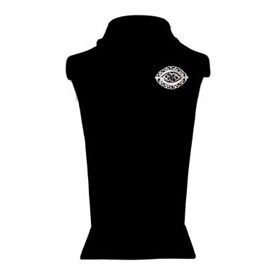 KALEM İŞİ ELİPS BROŞ