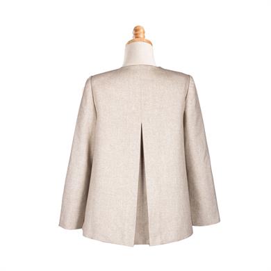 KANAVİÇE KETEN CEKET VE ÇANTA