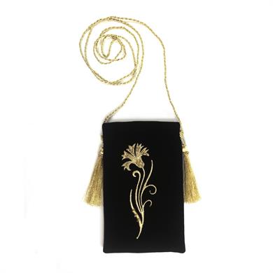 KARANFİL DESEN TELEFON ÇANTASI