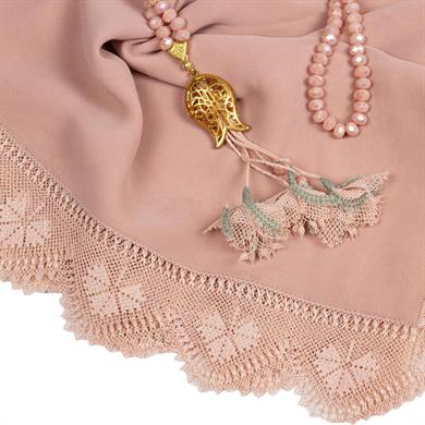 KARANFİL MEVLÜT ÖRTÜSÜ VE 99LU TESPİH SETİ