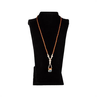 KAZAZ HALKA FİMO KOLYE