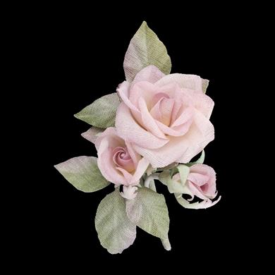 KENEVİR GÜL YAKA İĞNESİ 2