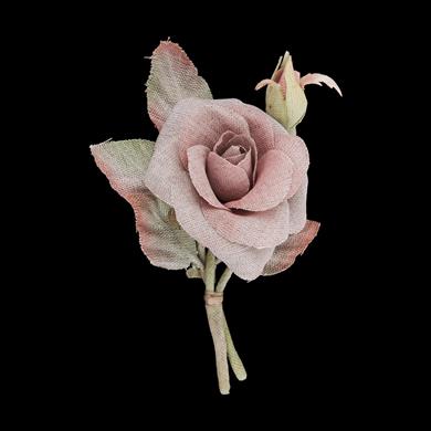 KENEVİR GÜL YAKA İĞNESİ 3