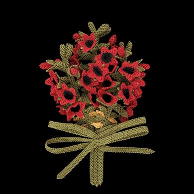 KIR ÇİÇEĞİ BROŞ