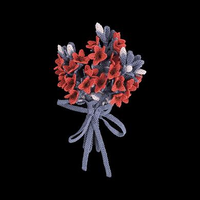 KIR ÇİÇEĞİ BROŞ