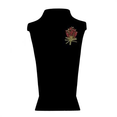 KIR ÇİÇEĞİ BROŞ