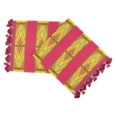 KIRKA DOKUMA BORDO PEŞKİR