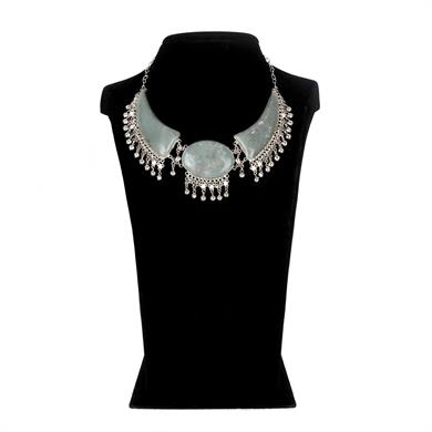 KİŞNİŞ DANSI KALSEDON KOLYE (59,5 GR)