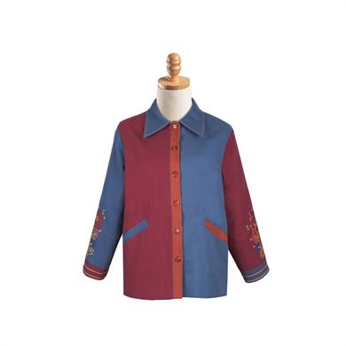 LACİVERT BORDO CEKET