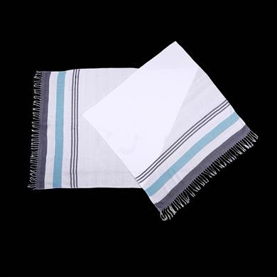 LACİVERT TURKUAZ ÇİZGİLİ PEŞTAMAL