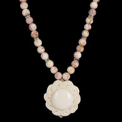 LÜLETAŞI DAİRESEL KOLYE