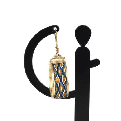 MAVİ ÇARPANA KÜPE