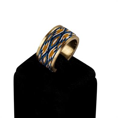 MAVİ ÇARPANA YÜZÜK