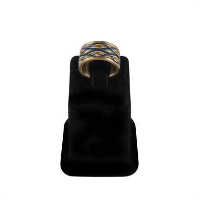 MAVİ ÇARPANA YÜZÜK