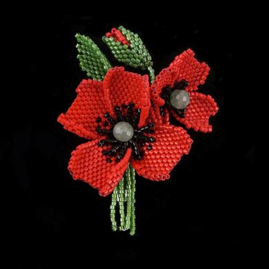 MİYUKİ BONCUK YAKA ÇİÇEĞİ